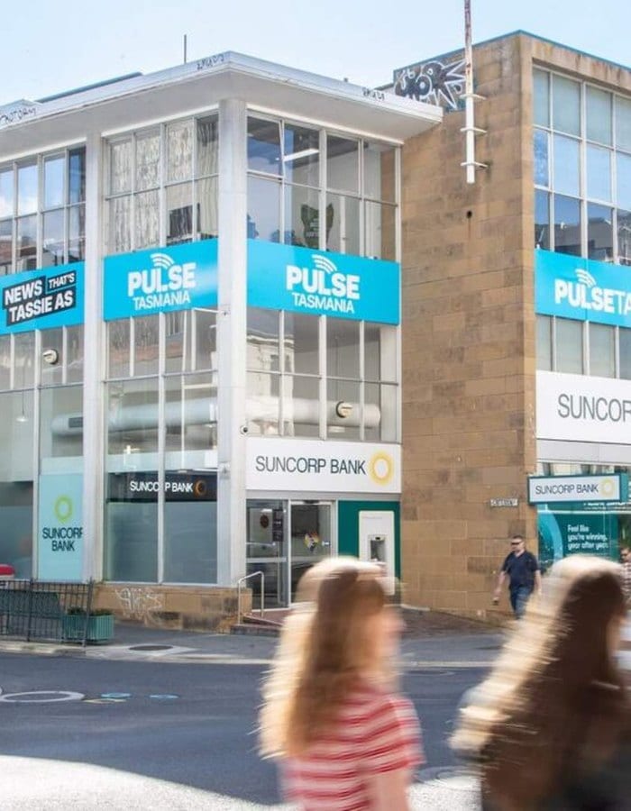 The Pulse Tasmania newsroom on Liverpool St, Hobart